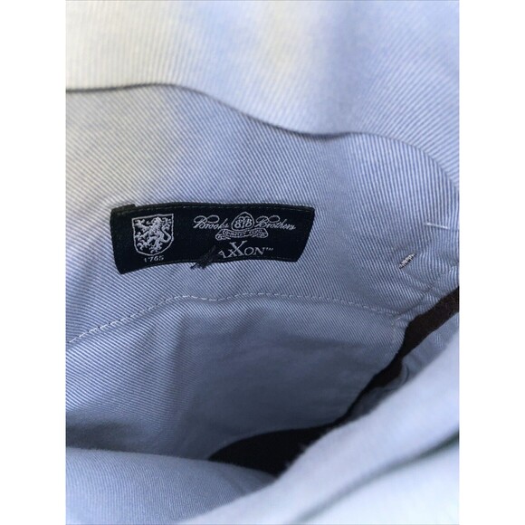 Brooks Brothers Saxxon Men’s Dress Pants Size 34x29 Brown Business Formal Party - Picture 2 of 12